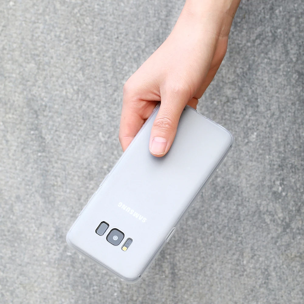 Чехол KACOOL 2019 для Samsung Galaxy S8 чехлы карамельных цветов силиконовые полые Plus мягкий