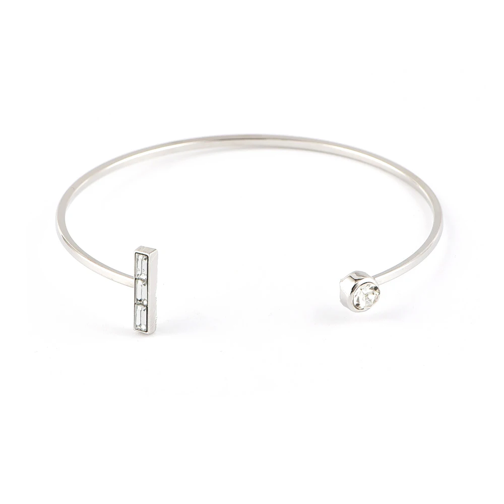 4 шт./компл. личности панковские геометрические с украшением в виде кристаллов