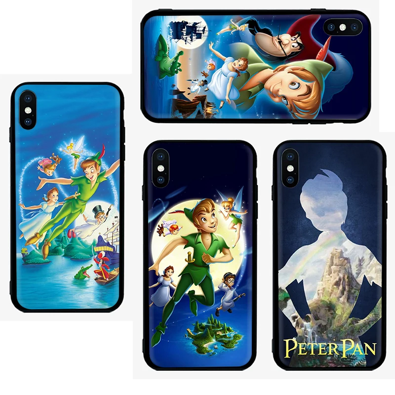 Питер Пэн Венди Tinkerbell мягкий чехол для телефона чехол для iPhone 5 5S SE 6 6S Plus 7 8 Plus X XS XR XS 11 Pro Max
