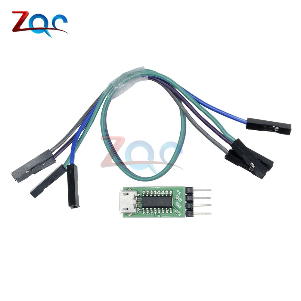 Последовательный порт CH340C Micro USB для TTL ISP модуль 5 В/3 3 В мА Замена CH340G CH340T STM32 51 |