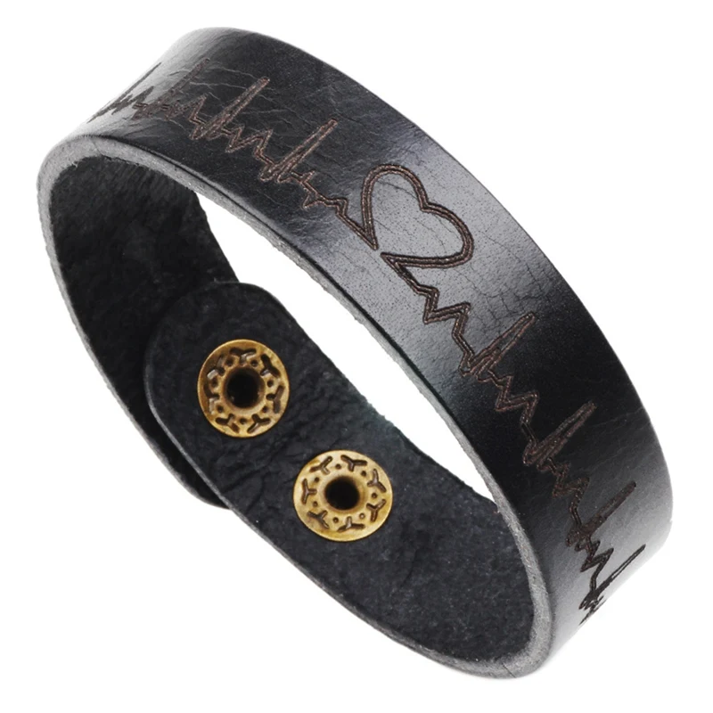 

2018 New Fashion Design Unisex Multi Thong Braided Thin Leather Bracelet Wristband Jewelry Gifts For Men