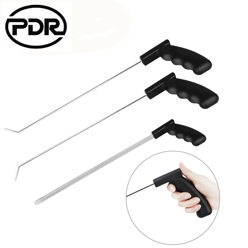 barato PDR Paintless Reparação Dent Ferramenta Crowbar Hastes De Ganchos Para O Carro Reparação Abertura Kit Ferramenta De Remoção De Dente Para Uso Profissional
