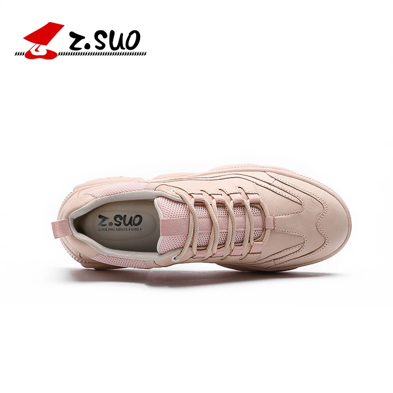 Z.SUO Brand Men Fashion Shoes Pink Leisure Size 38-44 Man Sneakers | Обувь
