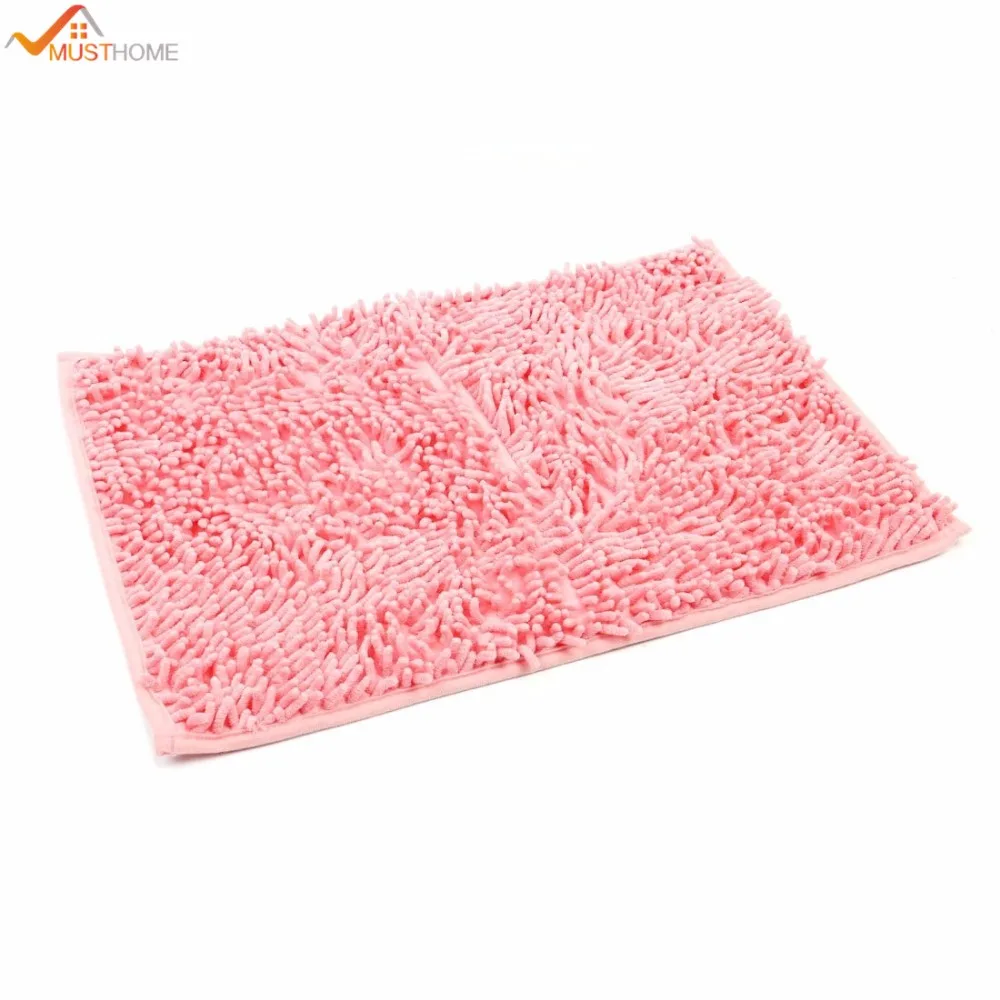 Абсорбирующий Мягкий Лохматый нескользящий коврик для ванной комнаты душа