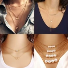 Tenande, новая мода, искусственная цепь, треугольники, лист, подвески для женщин, День святого Валентина