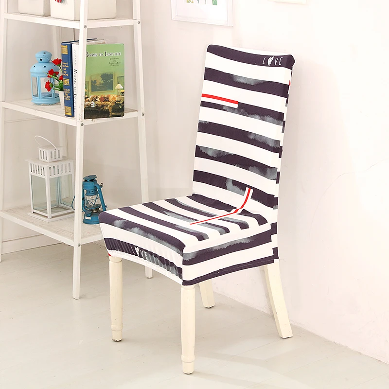 Современный Одноцветный Чехол для стула Полиэстер Эластичный стул свадебного