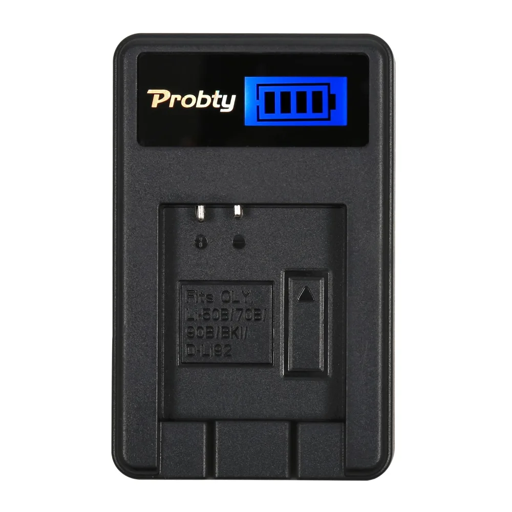 Probty Li-50B Li 50B LCD Battery Charger + 2 Port USB Plug For Olympus 1020 1010 1030Z14 SZ16 D755 SZ30 SZ20 XZ-1 | Электроника