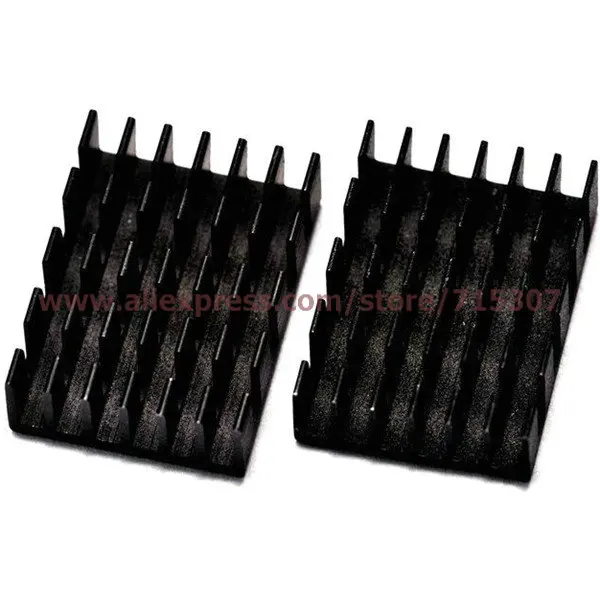 PHISCALE 10 шт. 19*14*6 / 19x14x6 мм черный радиатор|sink|sink black |
