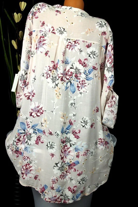 

women blouse fashion female womens winter top shirt ladies flower printed sexy long sleeve clothing top
