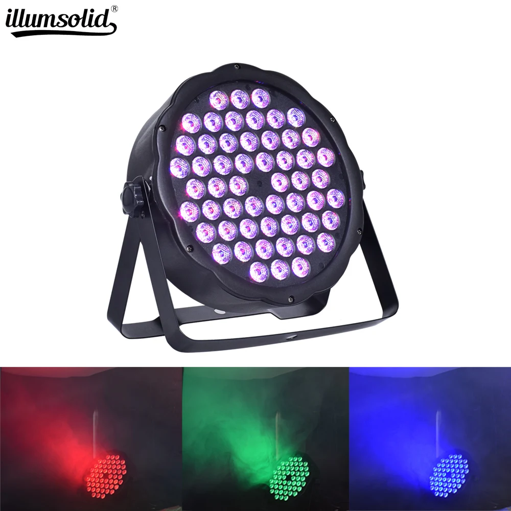 54x3w led par dmx light lyre RGB 3in1 сценическое освещение для диско бара dj|Эффект освещения