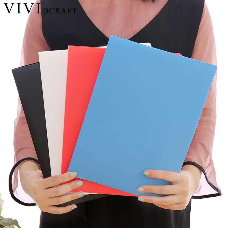 Vividcraft Корея канцелярские пункт File Folder A4 утолщаются документ организатор паста
