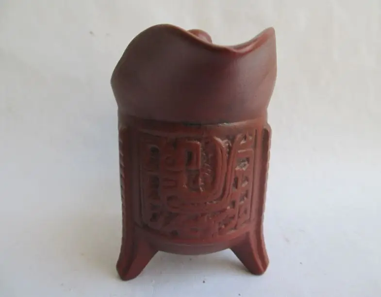 Древний китайский исинский чайник из пурпурного песка на трех ножках | Дом и сад