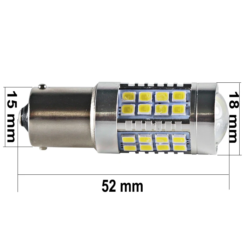 S25 P21W canbus 1156 1157 BA15S BAY15D auto led bulb lamp 4W 500LM 12v 24v car Back Up Reverse Lights track turn signal light | Автомобили
