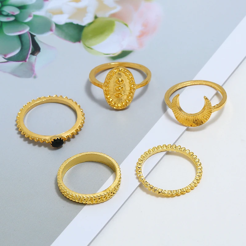 Набор Колец GEREIT ZA золотого цвета для портретной съемки набор колец с черными