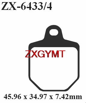 Для спекания тормозных колодок комплект подходит HM CRM 450 CRM450 X Supermotard 2007 2013 спереди