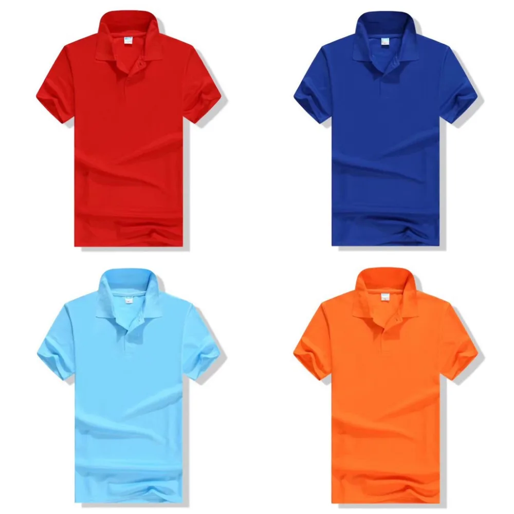Летняя Новинка 2018 Мужская однотонная Повседневная рубашка поло | одежда