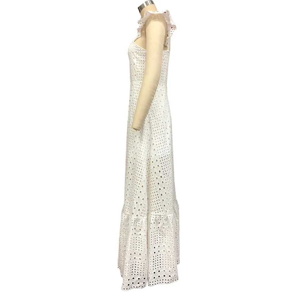 Для женщин Летнее Boho ремешками пикантные открытые вечерние пляжные свободное