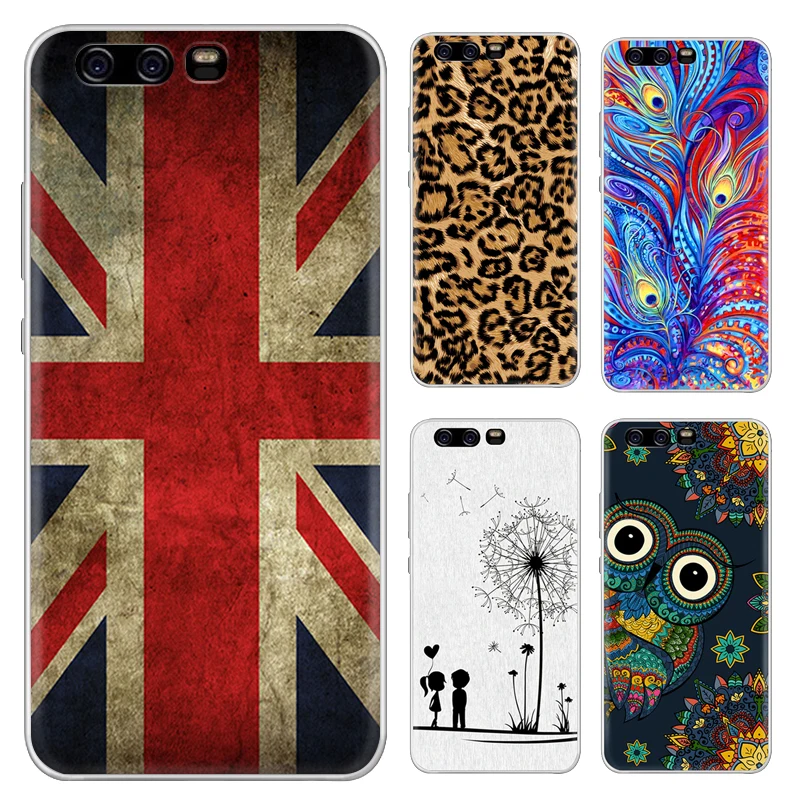 TPU Soft Cases for Huawei P10 P 10 Silicone Case Back Cover Plus P10Plus Phone Shell Cartoon Fundas |