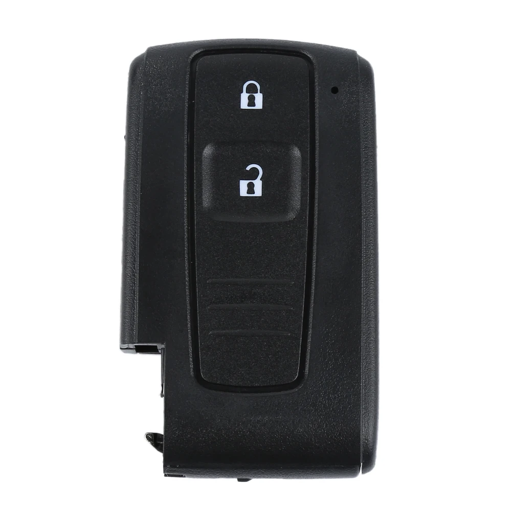 Черный Сменный ключ для Toyota PRIUS 2004-2009 COROLLA VERSO, 2 кнопки, Автомобильный складной чехол для дистанционного ключа, чехол, брелок, автомобильные аксессуары, Автомобильный ключ - Цвет: Черный