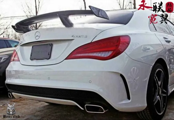 Спойлер для Benz CLA CLA45 W117 задние крылья спойлер AMG style 200 250 260 2013 2014 2015 2016 - 2018 |