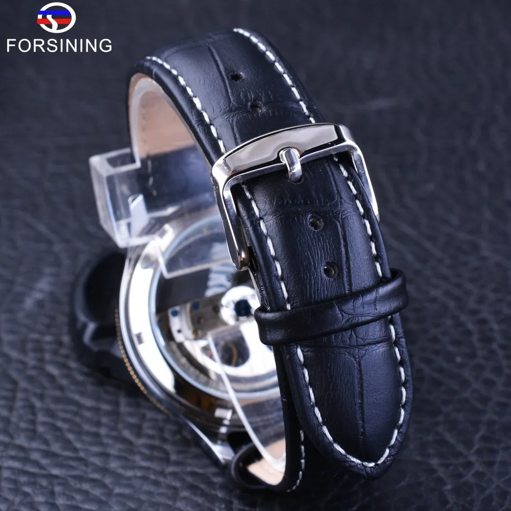 Forsining автоматические самовзводные часы Топ Роскошные Механические наручные