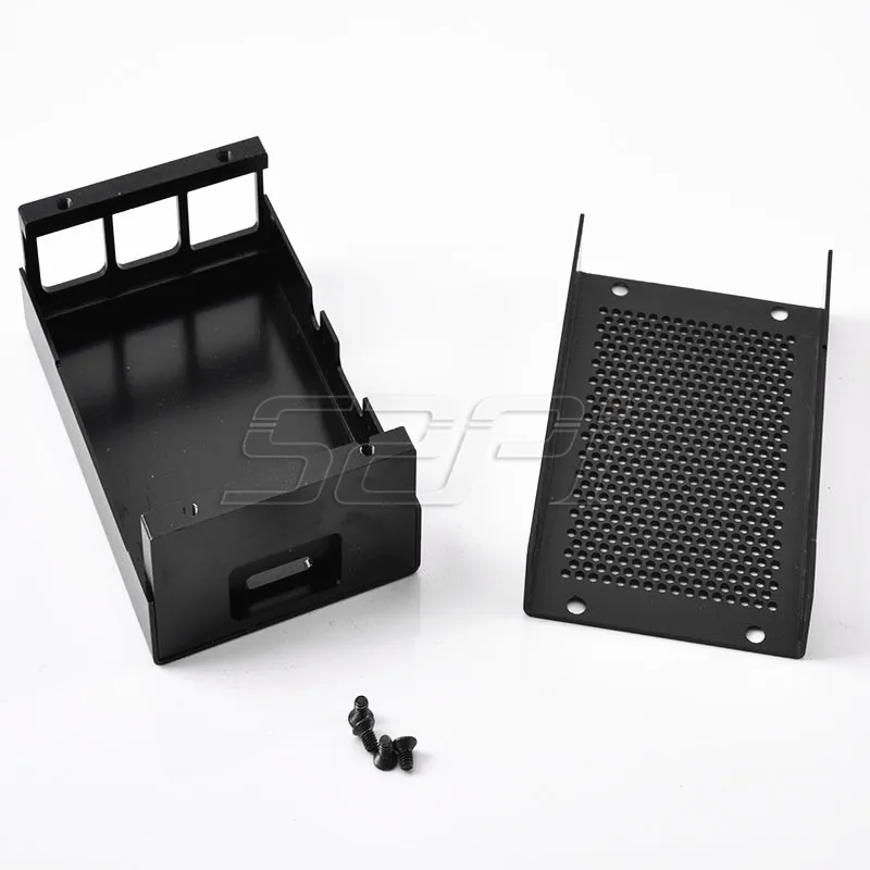 52Pi Новинка! Алюминиевый сплав серебряный корпус Корпус для Raspberry Pi 3/2 Модель B/B +