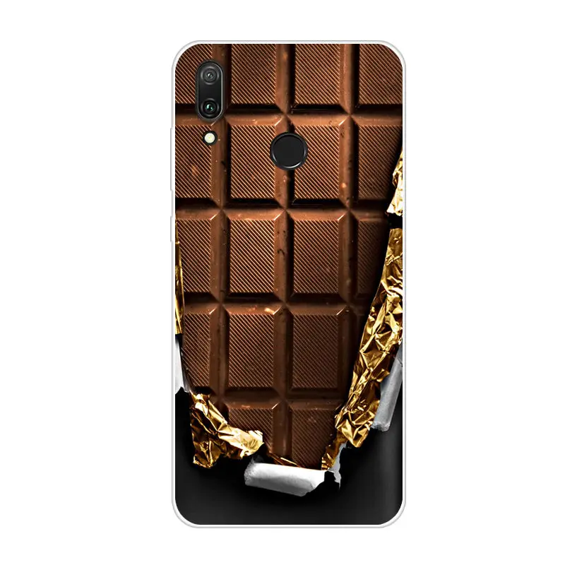 Чехол для Huawei Y7 Prime 2019 с мультяшными собаками и кошками чехол мобильного телефона