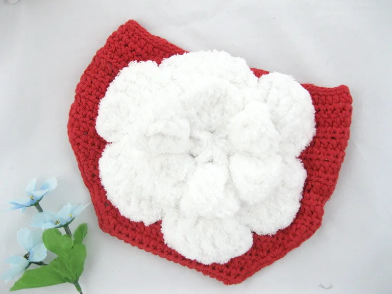 Бесплатная доставка 5 компл./лот красные рождественские Lil Elves вязаные крючком