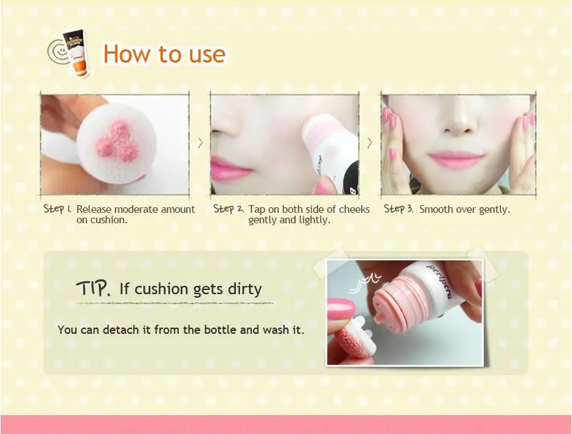 PERIPERA Ah Much Real Cushion Blusher 20ml, Face Rouge Makeup, Natural Mineral Cheek Blush, Cream Blush Cosmetics, Korean Beauty image 3