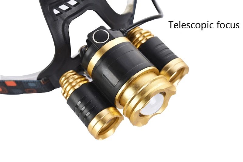 Litwod Z20 высокомощный 5 светодиодный налобный фонарь 12000lm cree xml t6 светодиодный налобный фонарь 18650 перезаряжаемый фонарик Фонарь