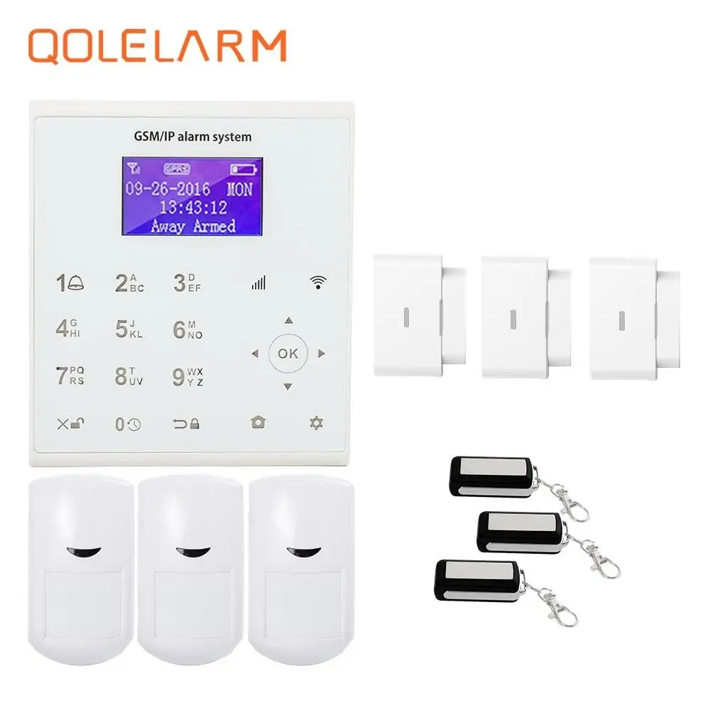 433 МГц беспроводной Android/IOS APP дистанционное управление охранных Wi Fi gsm