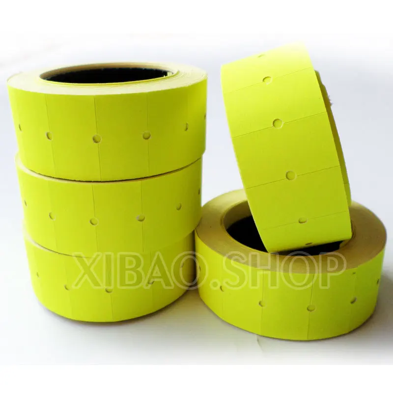 10 рулонов X 500 бирок наклейка цена клейкая этикетка запасной элемент для