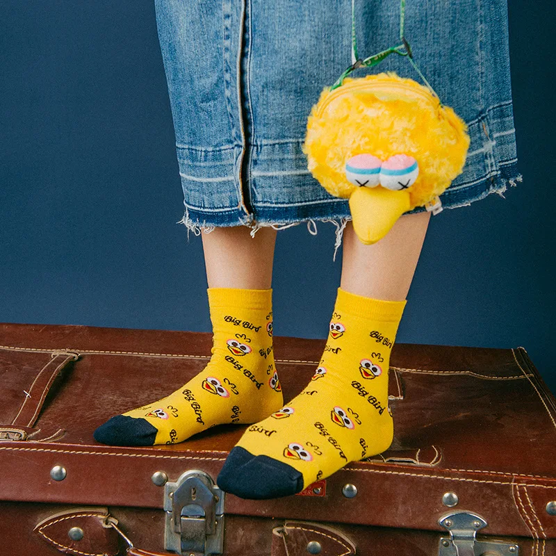 Носки для костюмированной вечеринки с героями мультфильма Улица Сезам носки