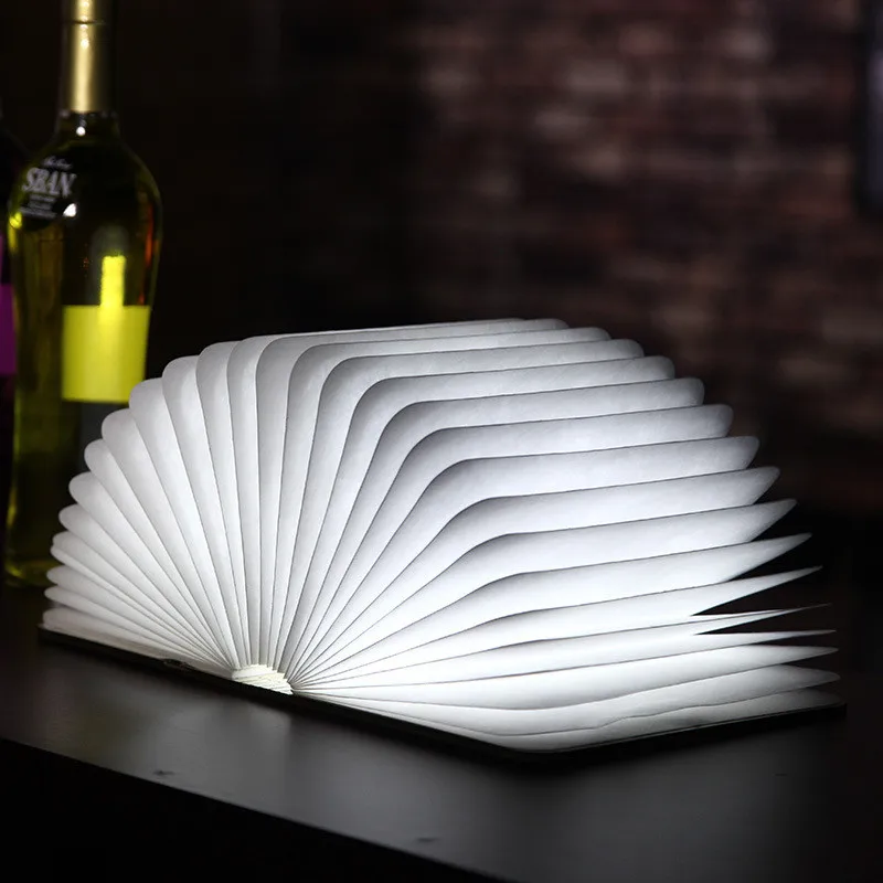 Акция! 3 шт. Деревянные Складные светодиодные ночные светильники Luminaria|booklight led|led