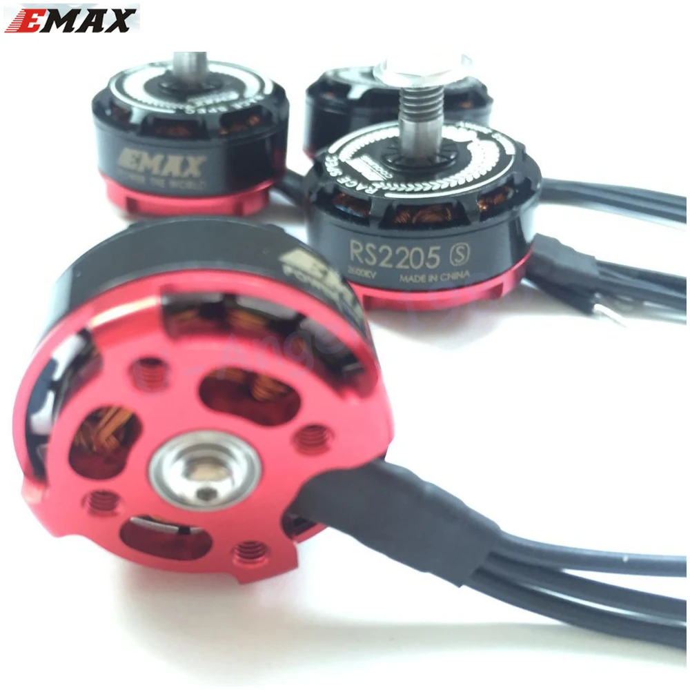 4 компл./лот Emax RS2205S 2300KV 2600KV бесщеточный двигатель для FPV Racing Quad (обновленная версия