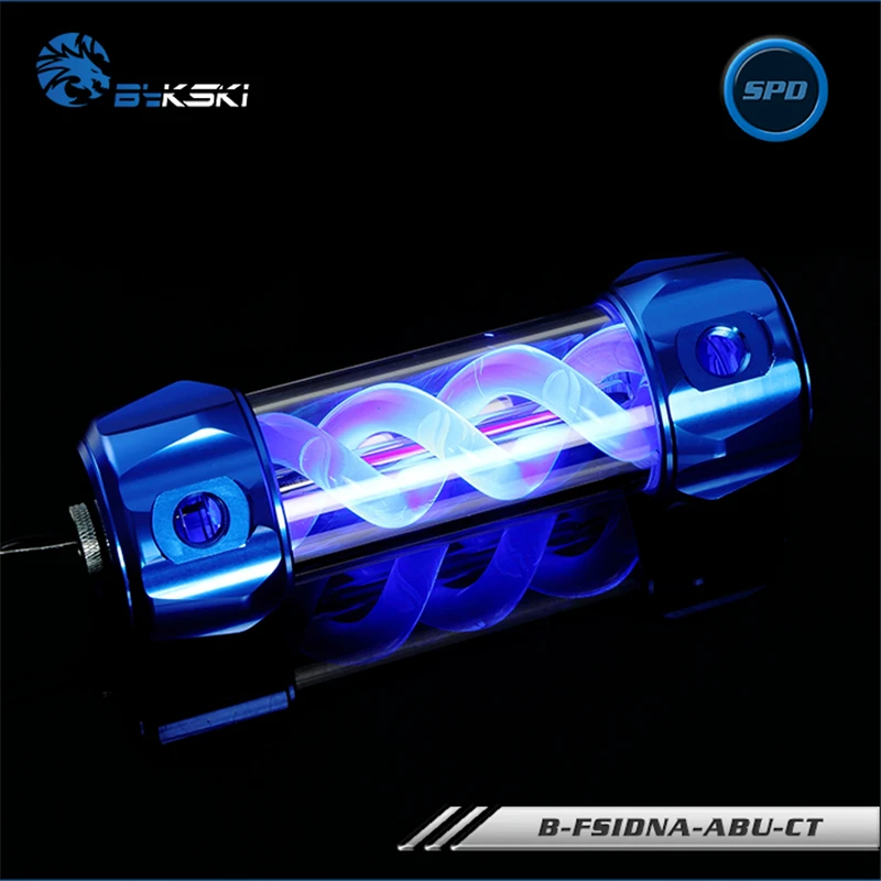 Корпус водяного охлаждения для компьютера Bykski RGB / RBW Lihgitng цилиндрический Цветной