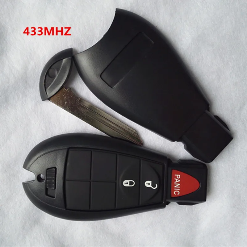 Высокое качество Хорошая цена для Chrysler smart key 433 МГц (2 + 1) кнопка | - Цена: 1365.57