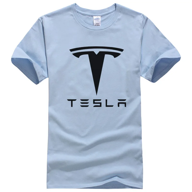 Новинка, Tesla, мужские футболки, короткий рукав, круглый вырез, с буквенным принтом, хлопок, мужские футболки, повседневная футболка для мальчиков, топы, много цветов, T134