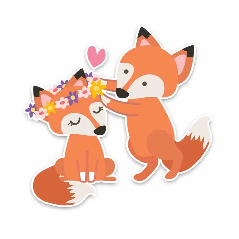 YJZT 14.5CM*14CM Beautiful Fantastic PVC Animal Nice Quality Car Sticker Decals 5-0938 | Автомобили и мотоциклы