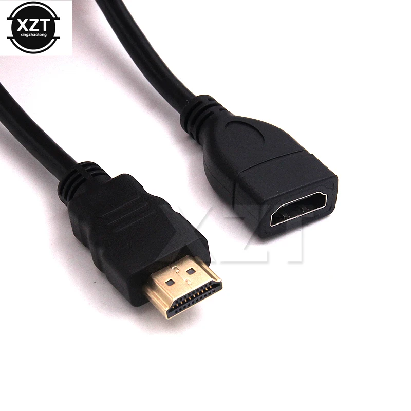 Новинка HDMI штекер гнездо переходник Удлинительный кабель Шнур проводной