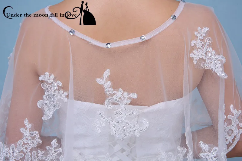 2017 New Arrived Elegant White Ivory Lace Edge Appliques Crystal Wedding Jacket Shawl Accessories Alibaba China |