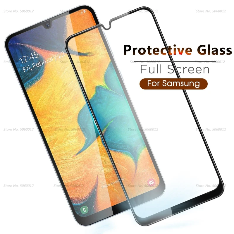 Изогнутое закаленное стекло 9D для Samsung Galaxy A50 A30 A51 A71 Защита экрана M10 M20 M30 A70 A40 A60 A80