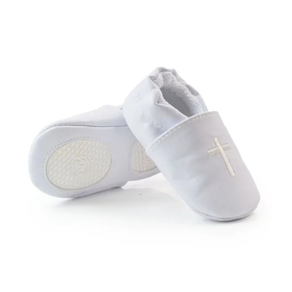 Крестик крещение для мальчиков и девочек кожаная обувь на мягкой подошве новинка