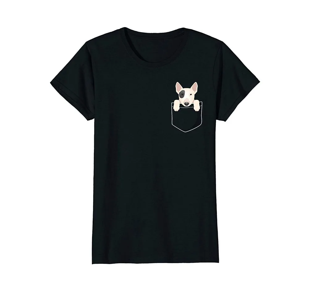 Pocket Bulldog Terrier Puppy! Cute Dog Lover T-Shirt New Fashion Men Men'S T Shirt Cotton Short Sleeve Tee Shirts | Мужская одежда