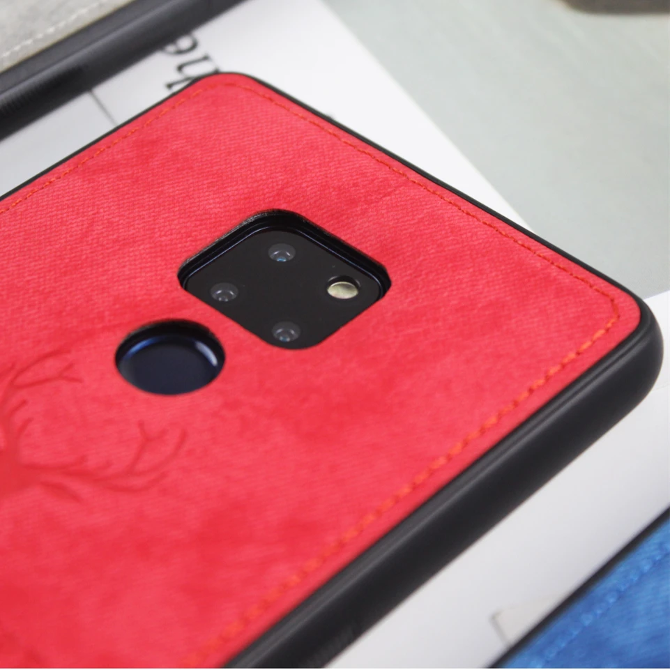 Чехол для Huawei P30 P20 P40 Nova 3 3i 7i Honor 10i 20s Mate 10 20 Pro Lite тканевый Мягкий ТПУ чехол с