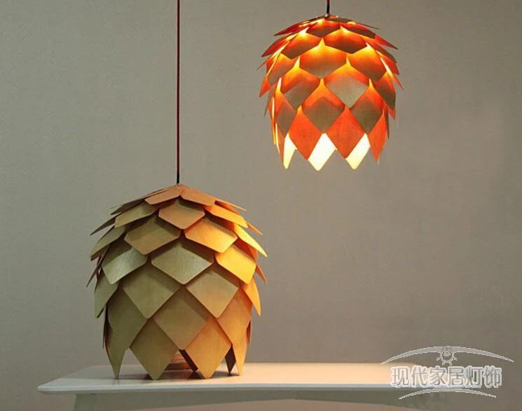 Подвесная лампа из соснового конуса для дома гостиной опт|pendant light lamp|lamp for homewood