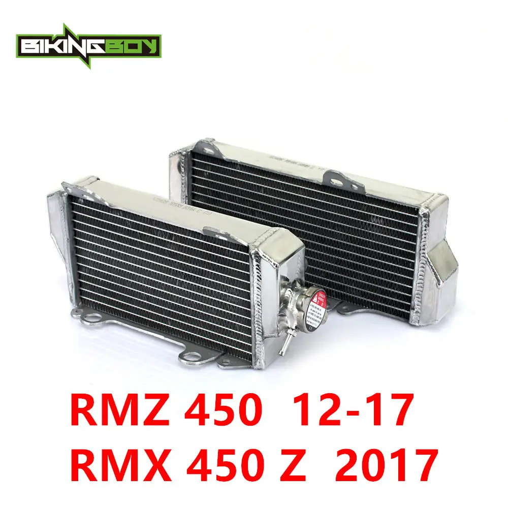 R-126 Pair BIKINGBOY радиатор охлаждения двигателя для SUZUKI РМЗ RM-Z 450 05 06 07 08 09, 10, 11, 12, 13, 14, 15, 16, 17, RMX 450 Z MX кулер для воды - Цвет: R-126 Pair