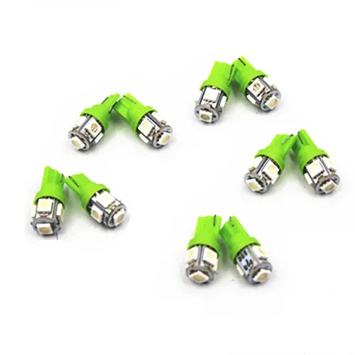 10x T10 5050 W5W 5SMD 194 168 12V светодиодный Автомобильная задняя боковая лампа 2825 158 192| |