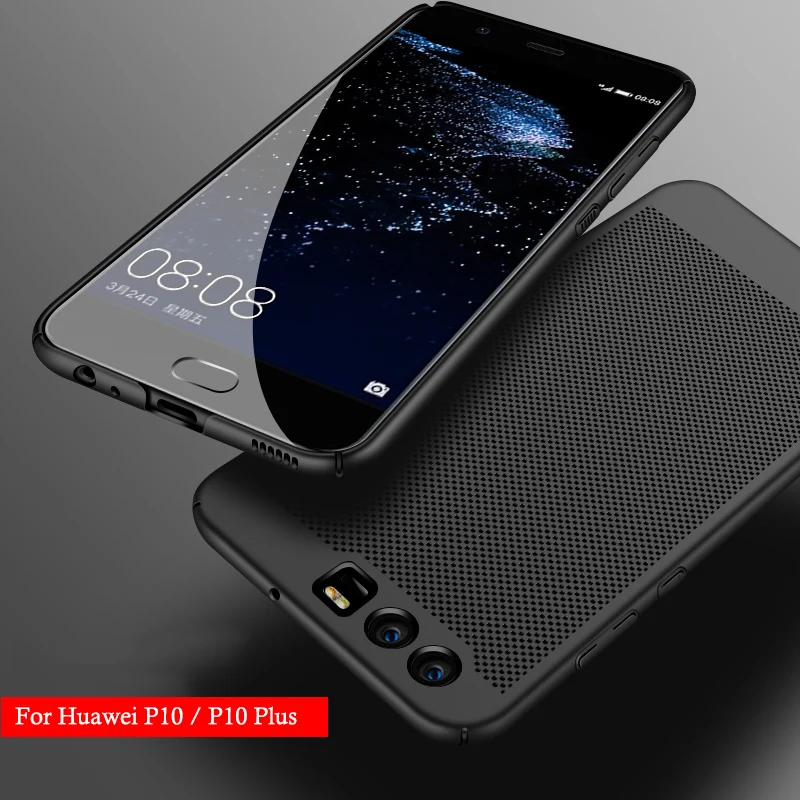 2017 Новый чехол для Huawei P10 с защитой 360 полый твердый матовый пластик задний корпус