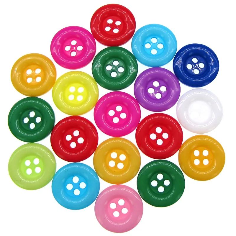 30 шт. разноцветные пуговицы из смолы 1 8 см